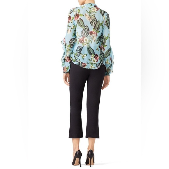 NWT Nicholas Sheer, Silk Mayflower Blouse 🌸 Sz 4 - Picture 2 of 10